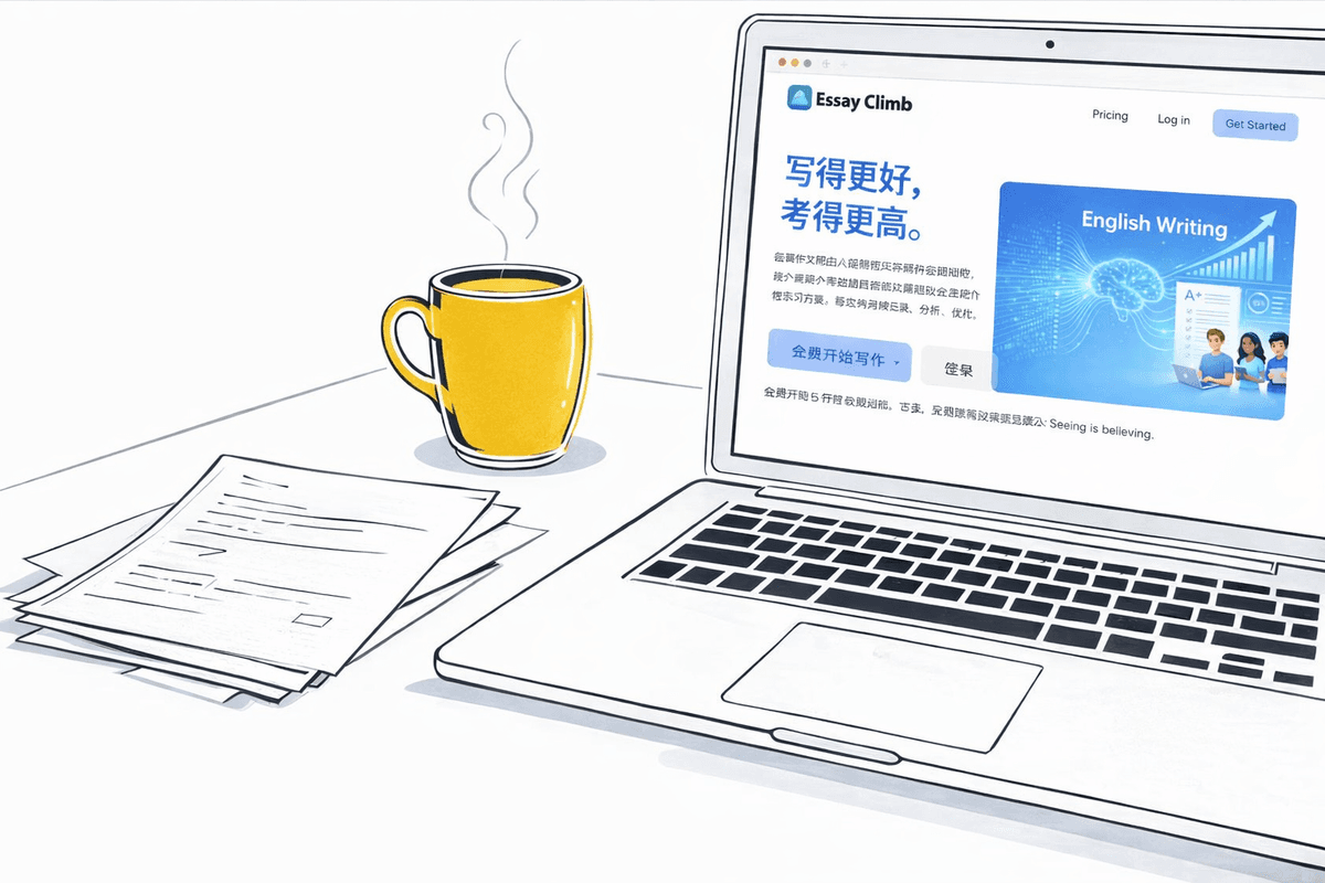 AI驱动的写作提升 — 智能评分与进步追踪